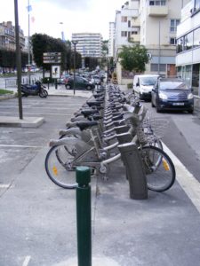 rowery w Paryżu