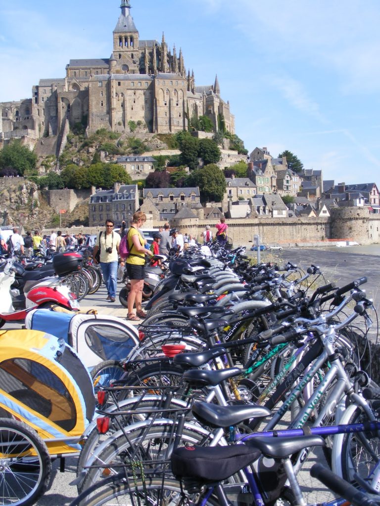 rowery pod Mont Saint Michel